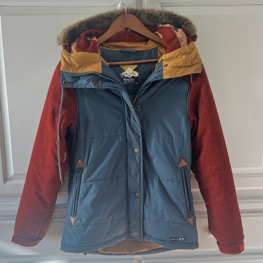 Holden Snow, Ski, Women’s Jacket With Faux Fur, Sz Medium